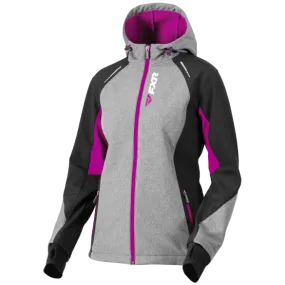 FXR Pulse Womens Softshell Jacket Heather/Berry