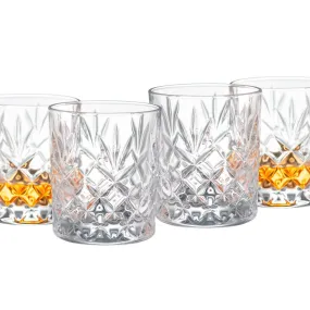 Galway Crystal Renmore Set of 4 Whiskey Glasses