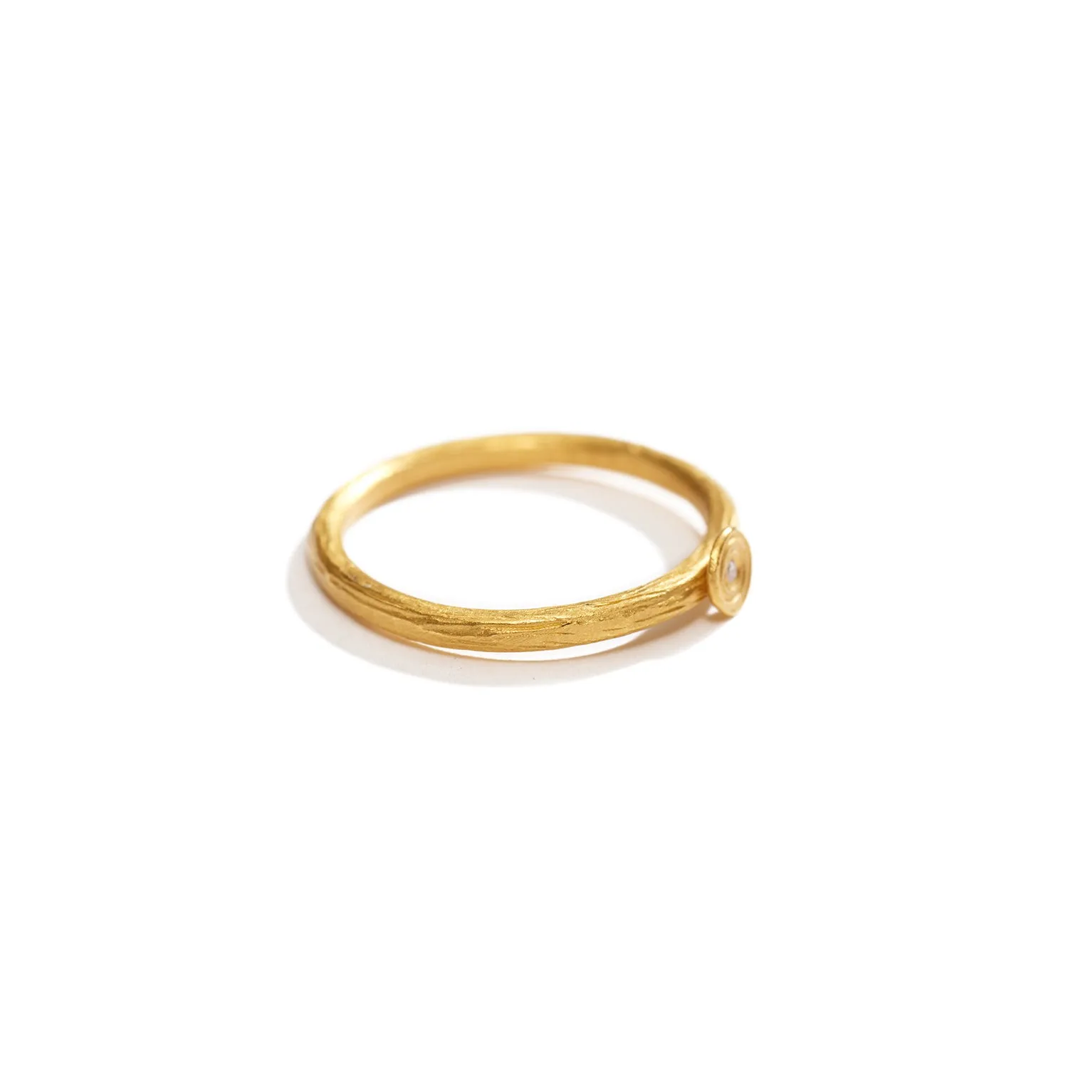 Gold Ring with Diamond