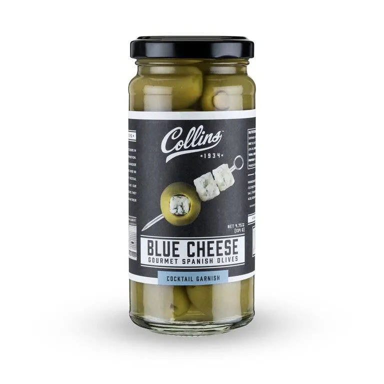 Gourmet Blue Cheese Olives 4.75 oz Collins