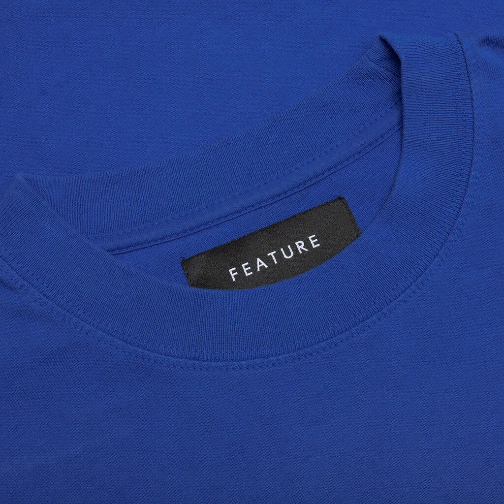 Graf-Featy L/S Tee - Dazzling Blue