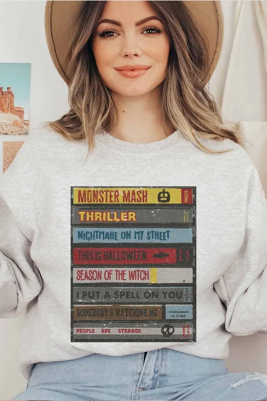 HALLOWEEN BOOKS  GRAPHIC SWEATSHIRT