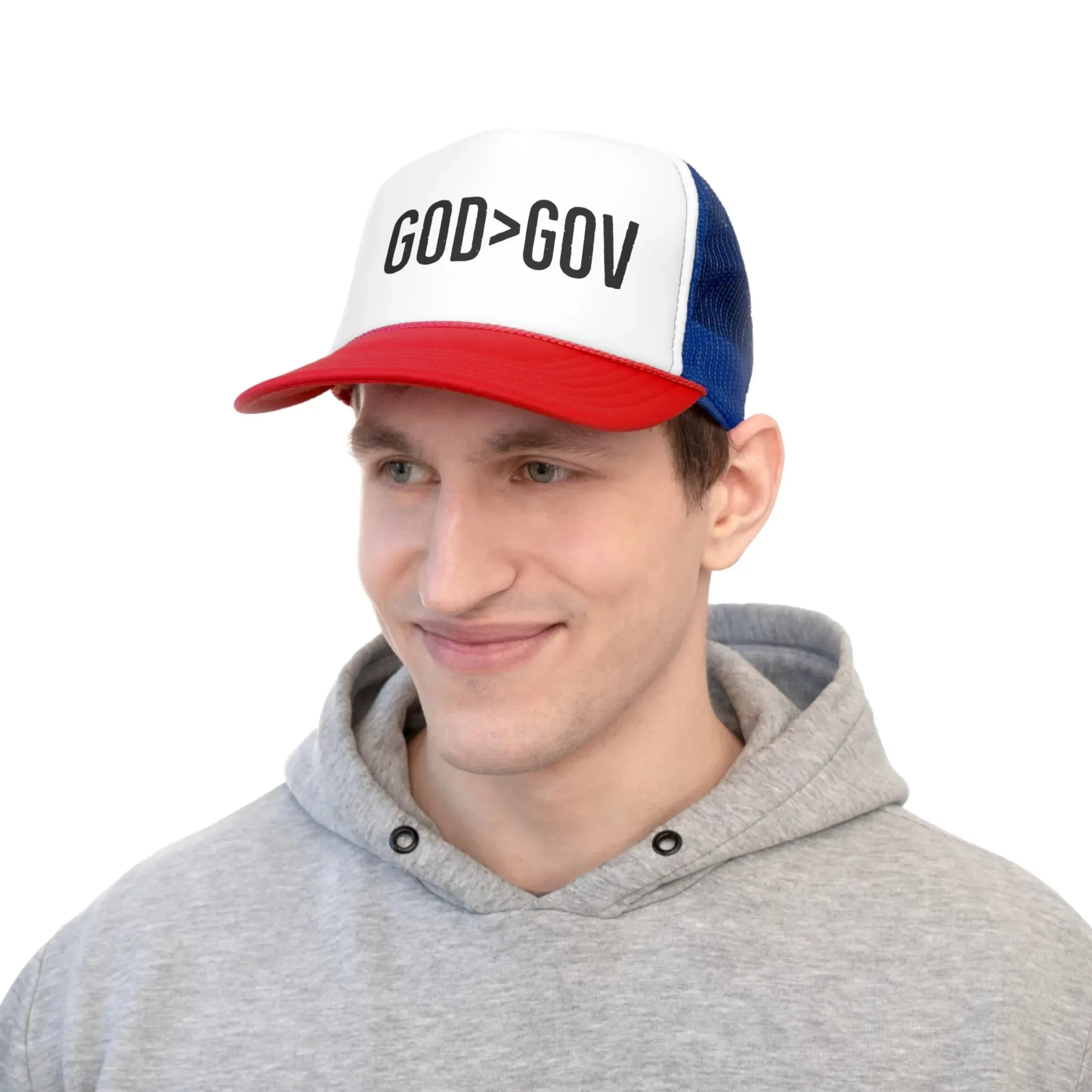 Heavenly Highway Trucker Cap: God Over Government