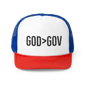 Heavenly Highway Trucker Cap: God Over Government