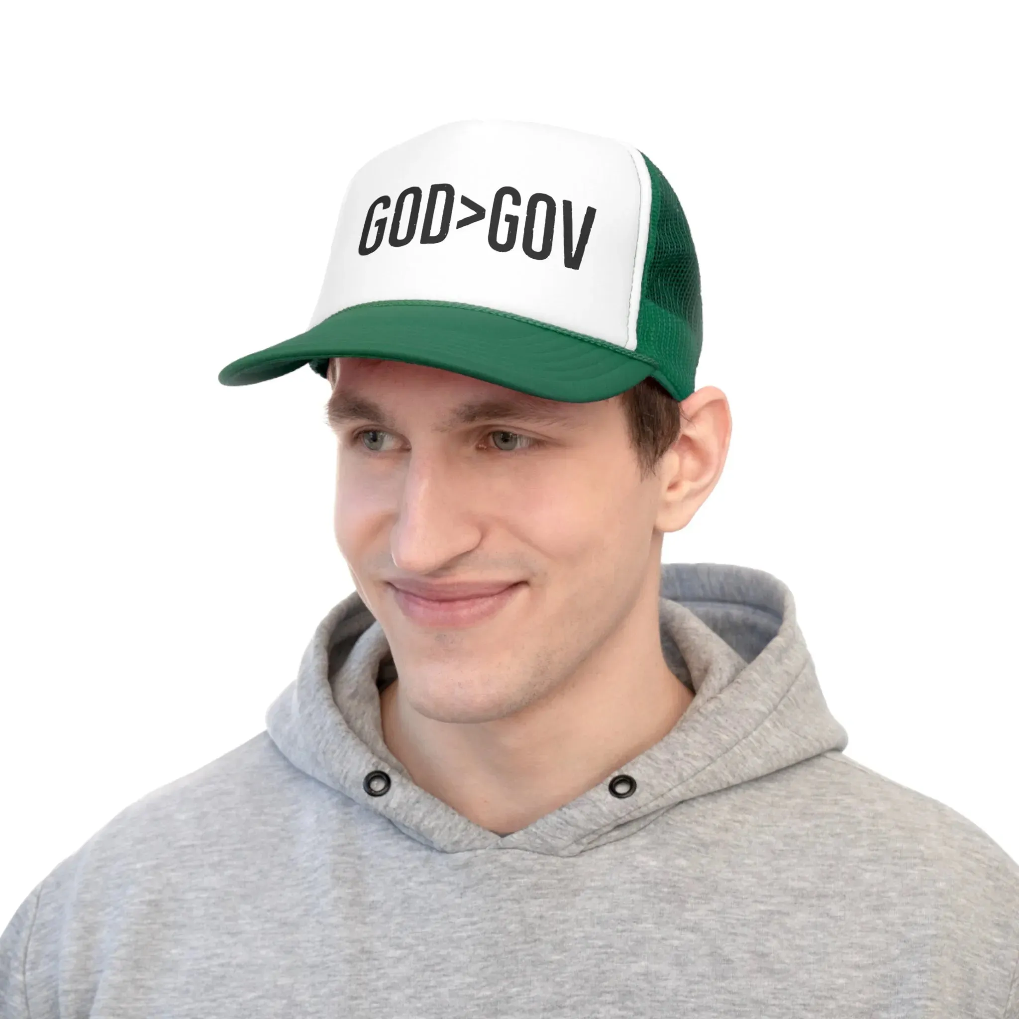 Heavenly Highway Trucker Cap: God Over Government