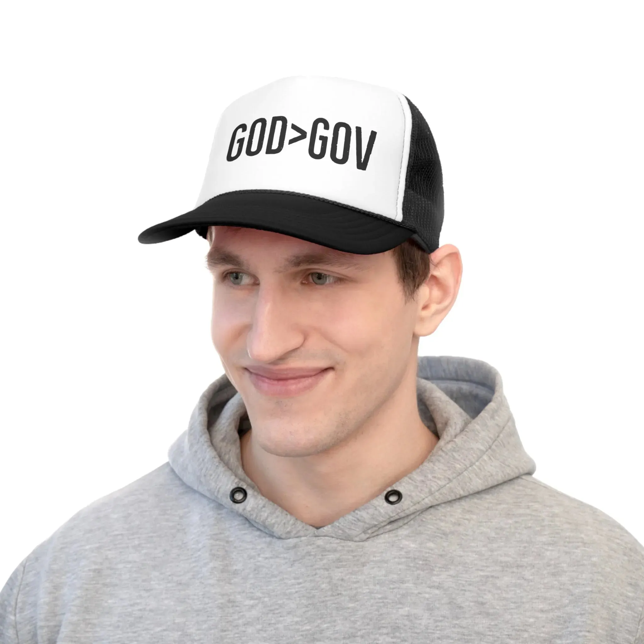 Heavenly Highway Trucker Cap: God Over Government