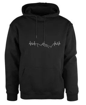 Hoodie - unisex -  hettegenser - HARTBEAT - Slogen