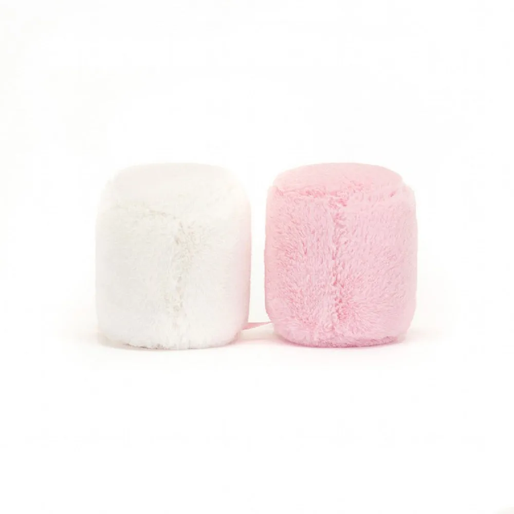 Jellycat Amuseable Pink and White Marshmallows