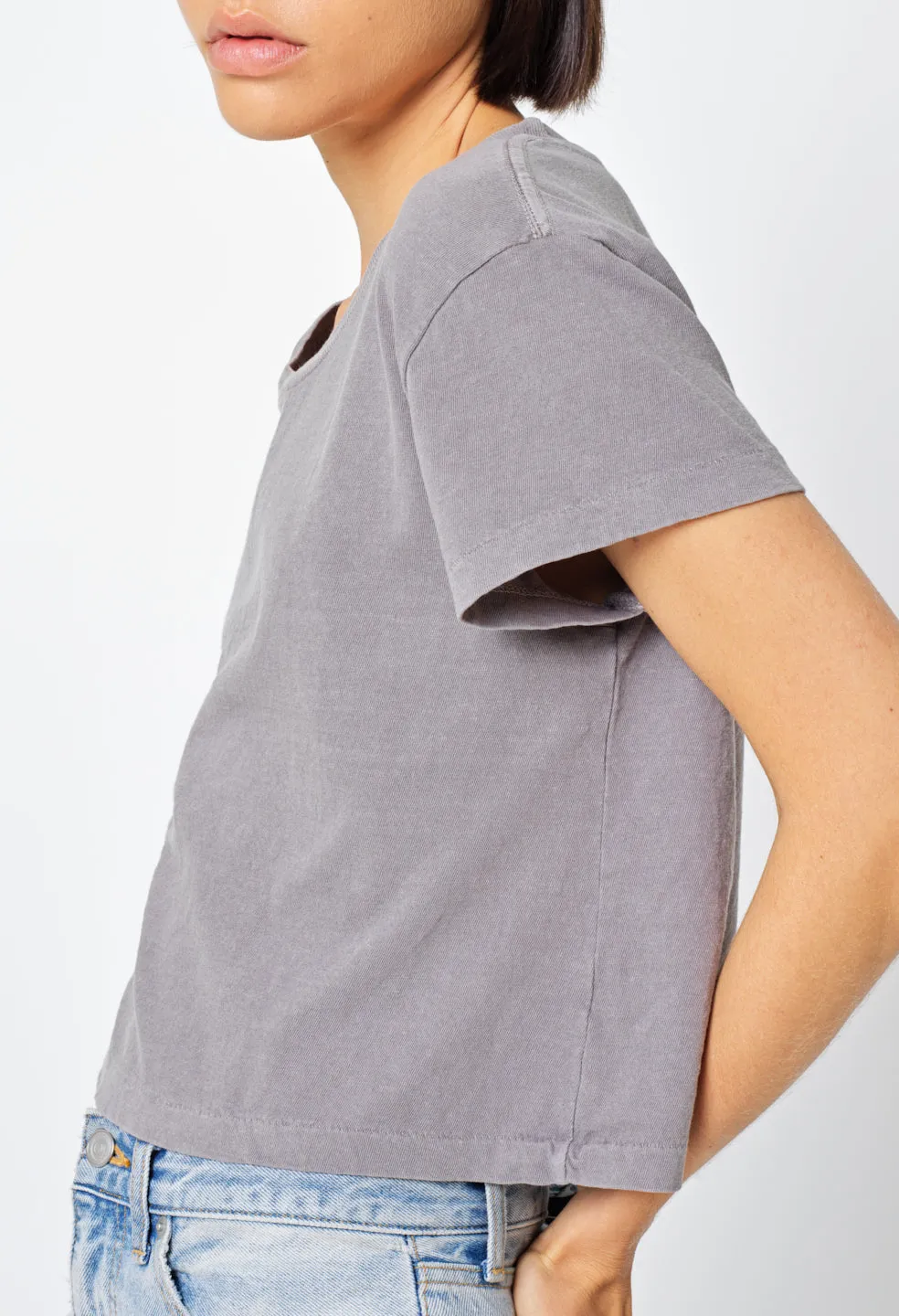 Jersey Cropped Tee / Oak