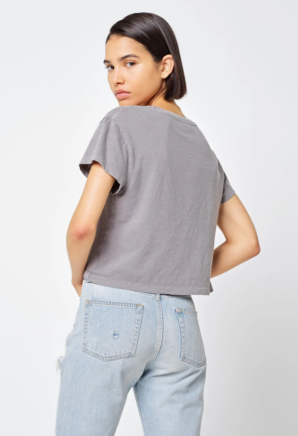 Jersey Cropped Tee / Oak