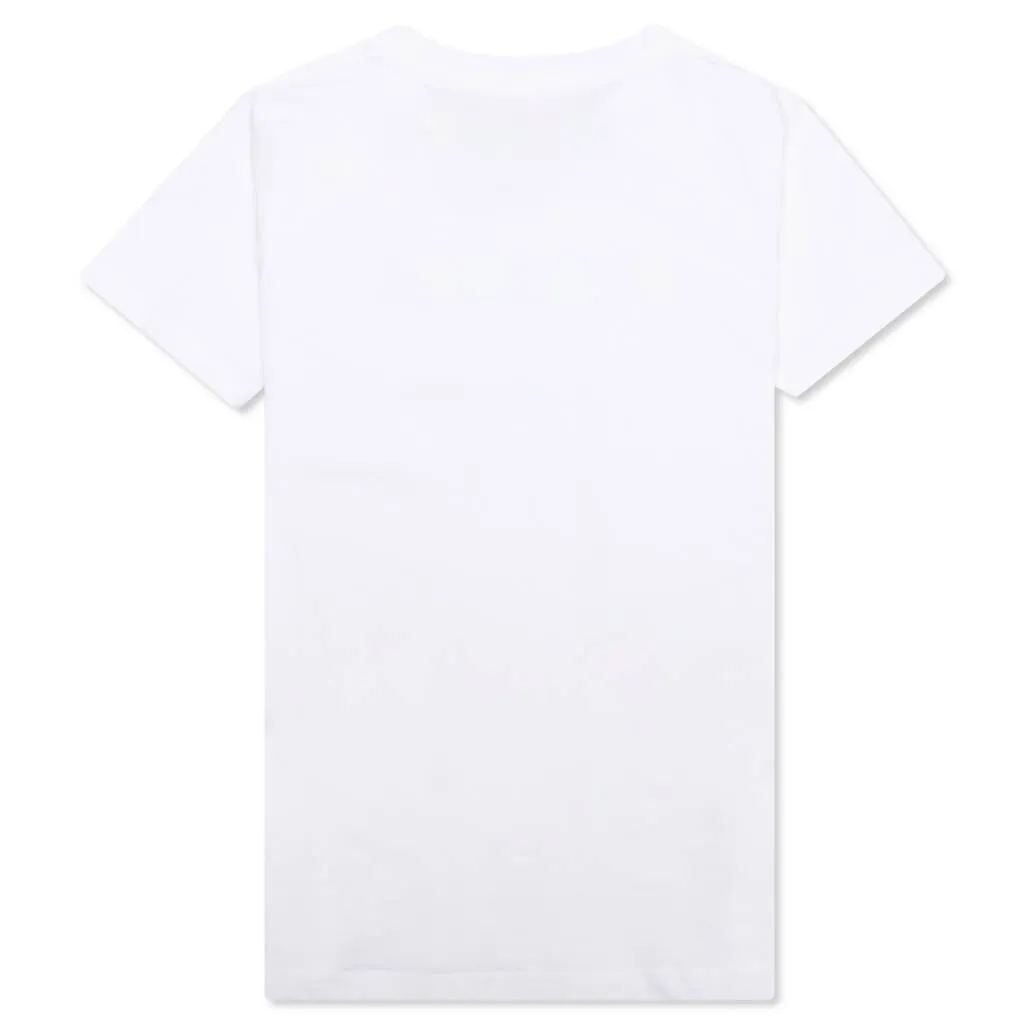 Kid's Overlap Tee - White