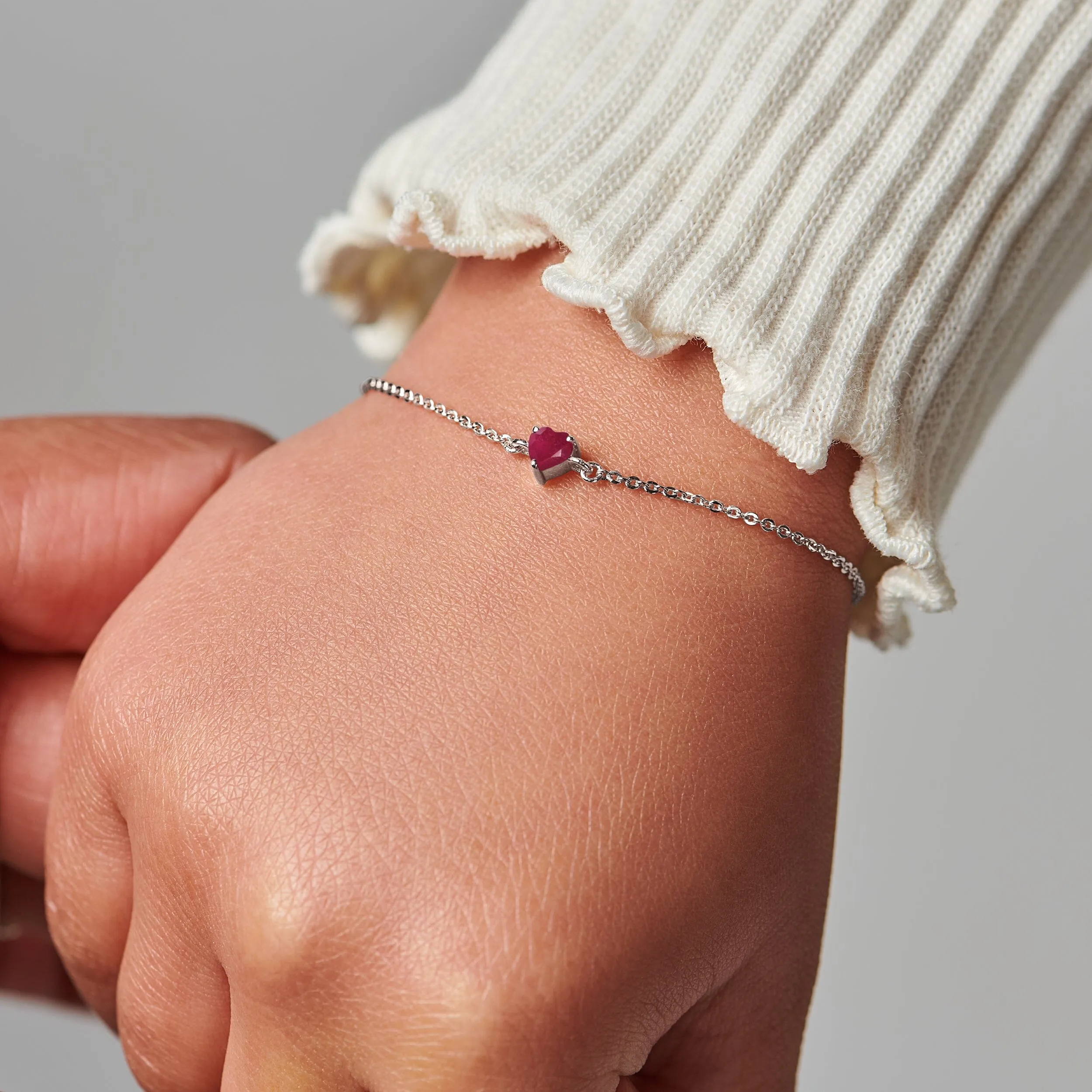 Kids Ruby Bracelet - Love