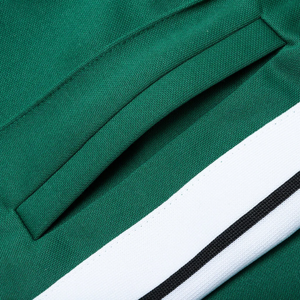 Kids Track Pant - Forest Green/White