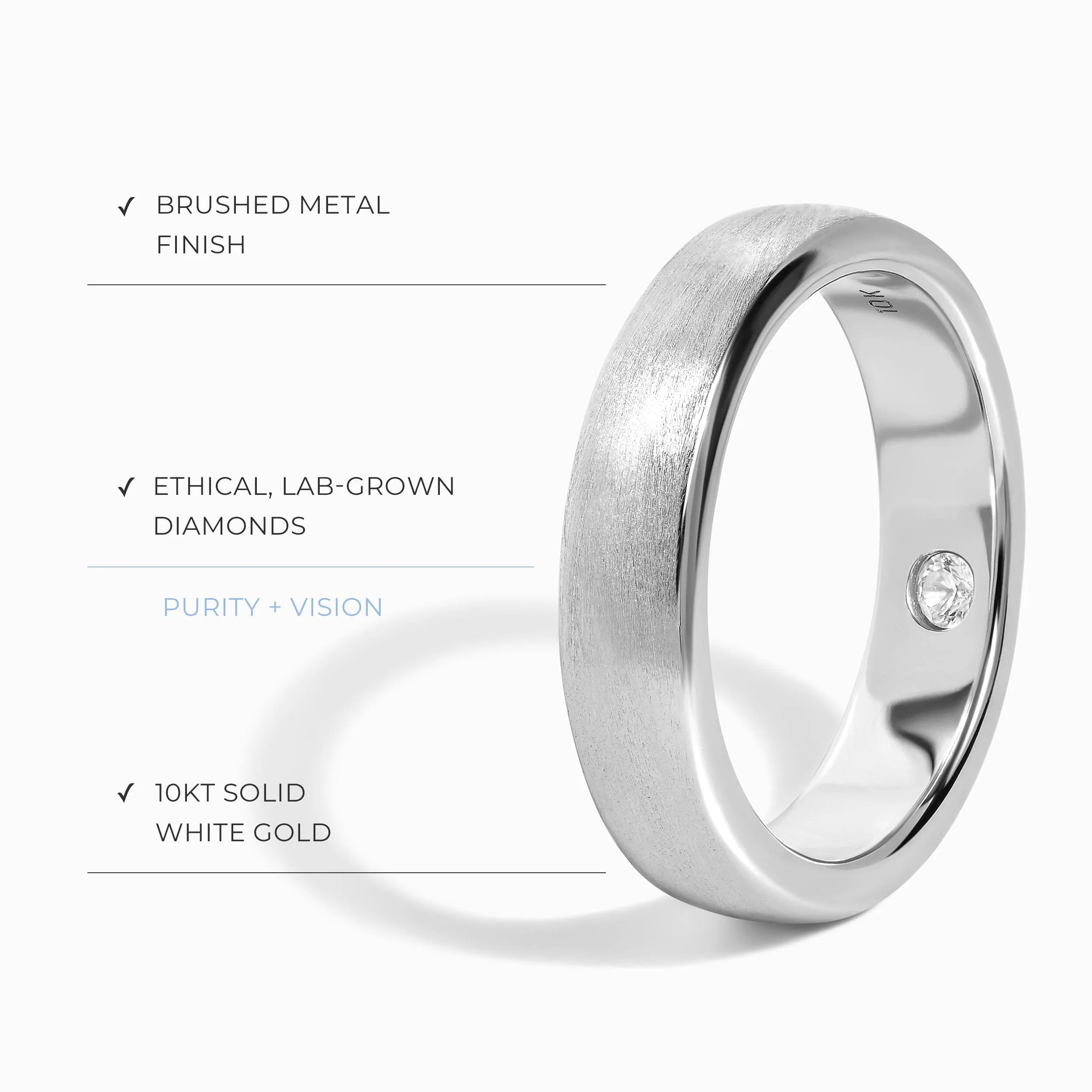 Lab Diamond Unisex Ring - Mysterious