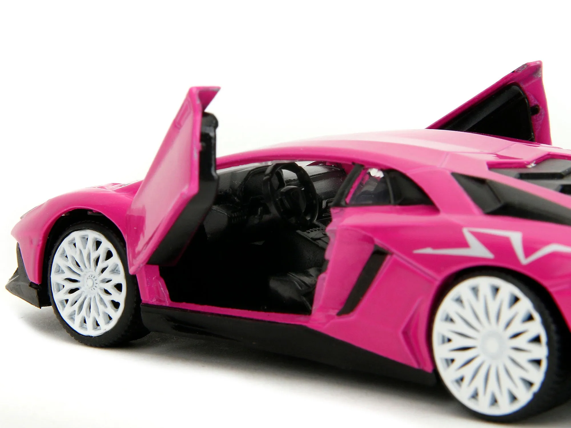 Lamborghini Aventador SV Pink Pink Slips Series 1/32 Diecast Model Car by Jada