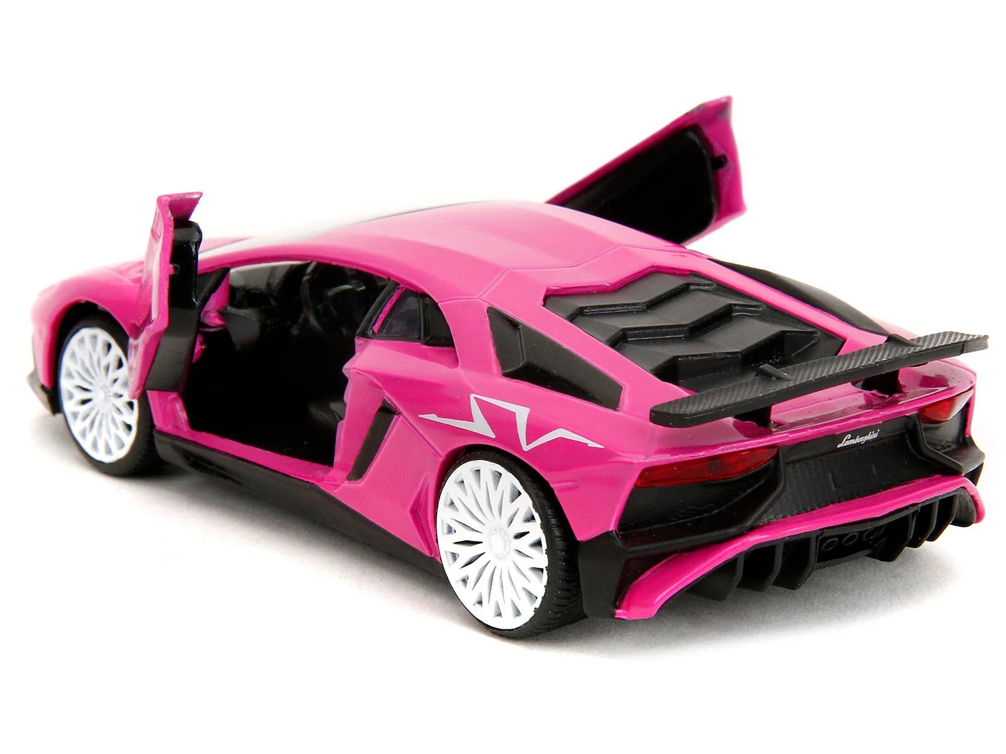 Lamborghini Aventador SV Pink Pink Slips Series 1/32 Diecast Model Car by Jada