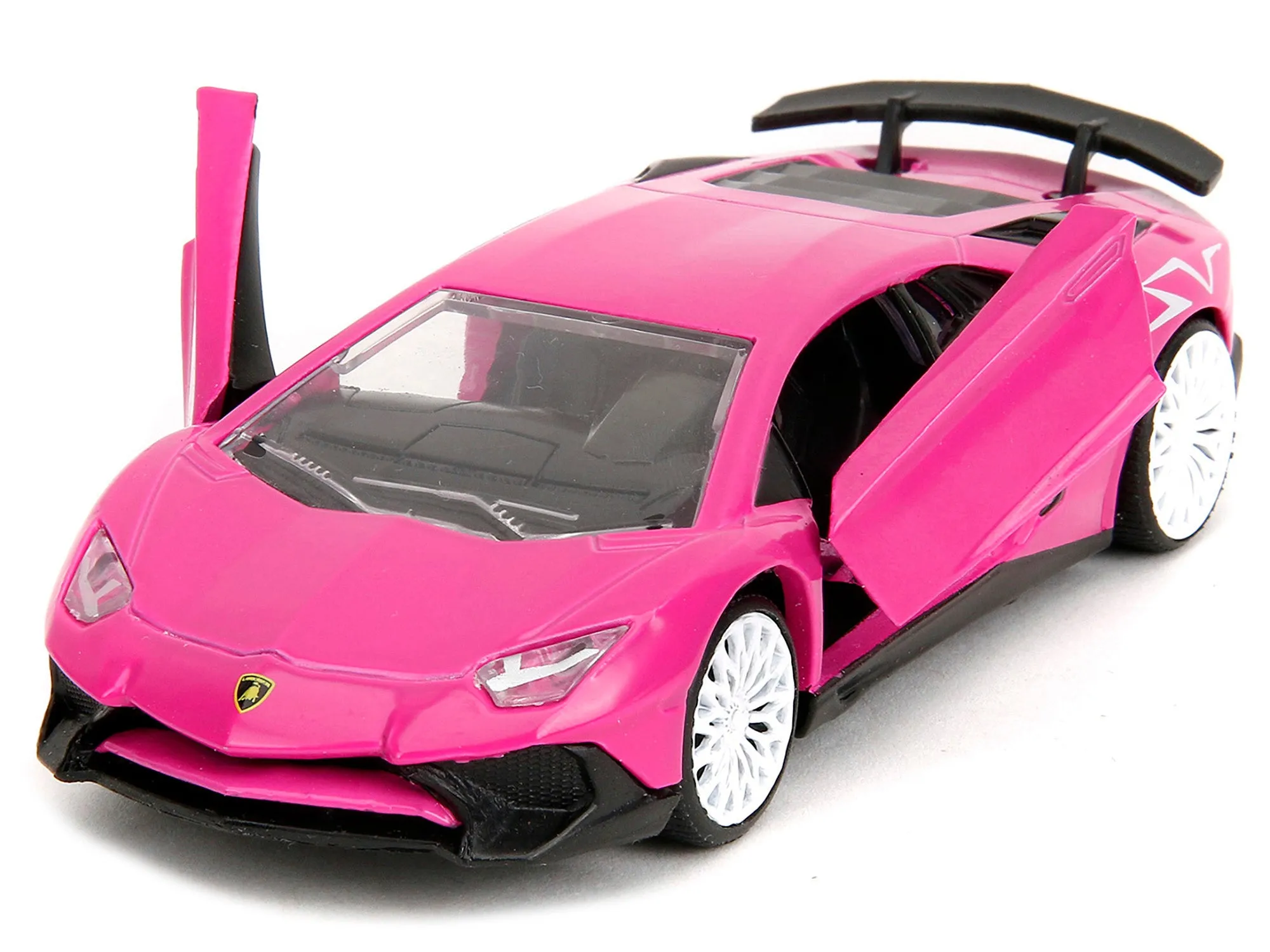 Lamborghini Aventador SV Pink Pink Slips Series 1/32 Diecast Model Car by Jada