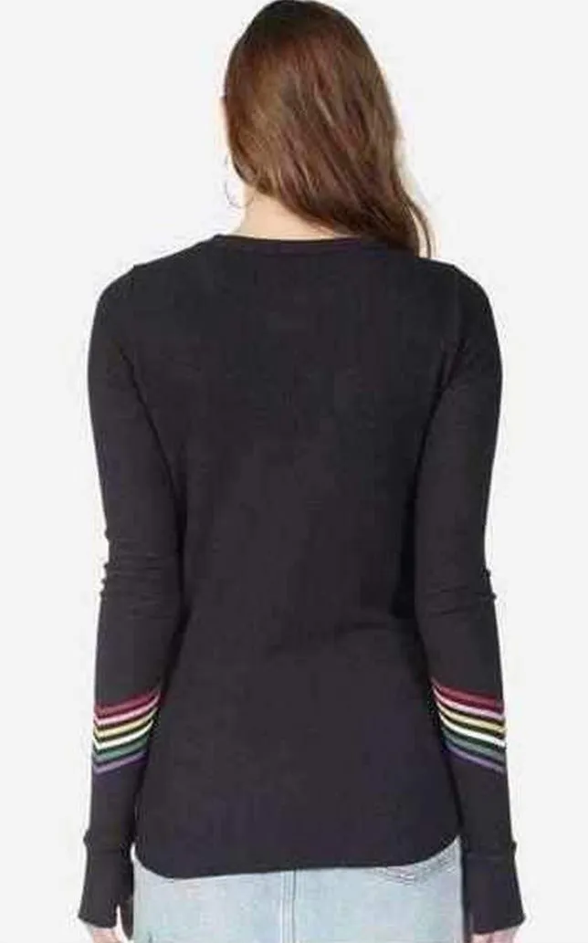 Lauren Moshi Mckinley Neon Signs Thermal Top