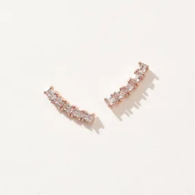 Leena Minimalist Stud | Rose Gold