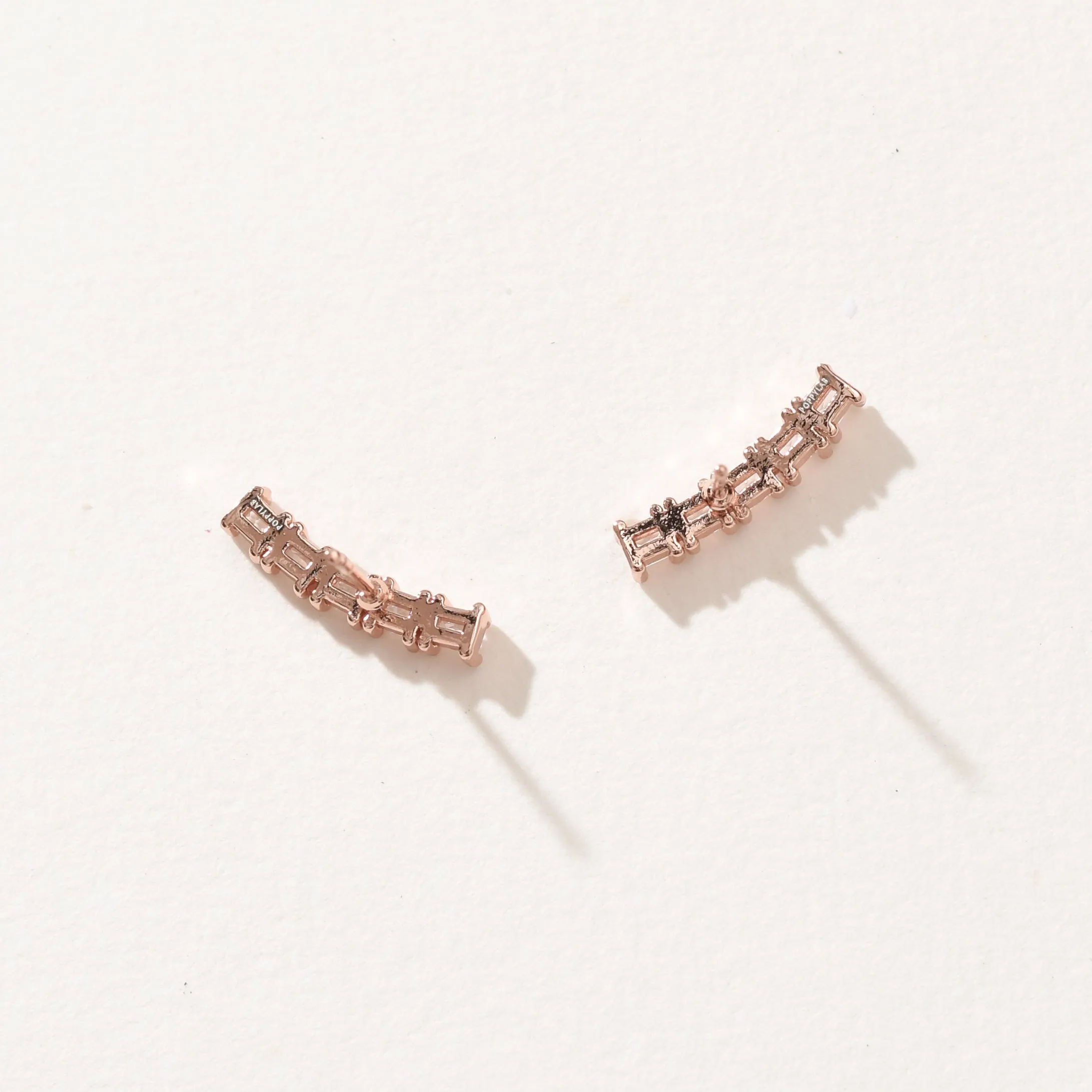 Leena Minimalist Stud | Rose Gold