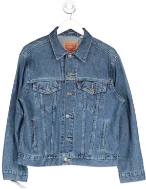 levis Blue Original Trucker Jacket UK L