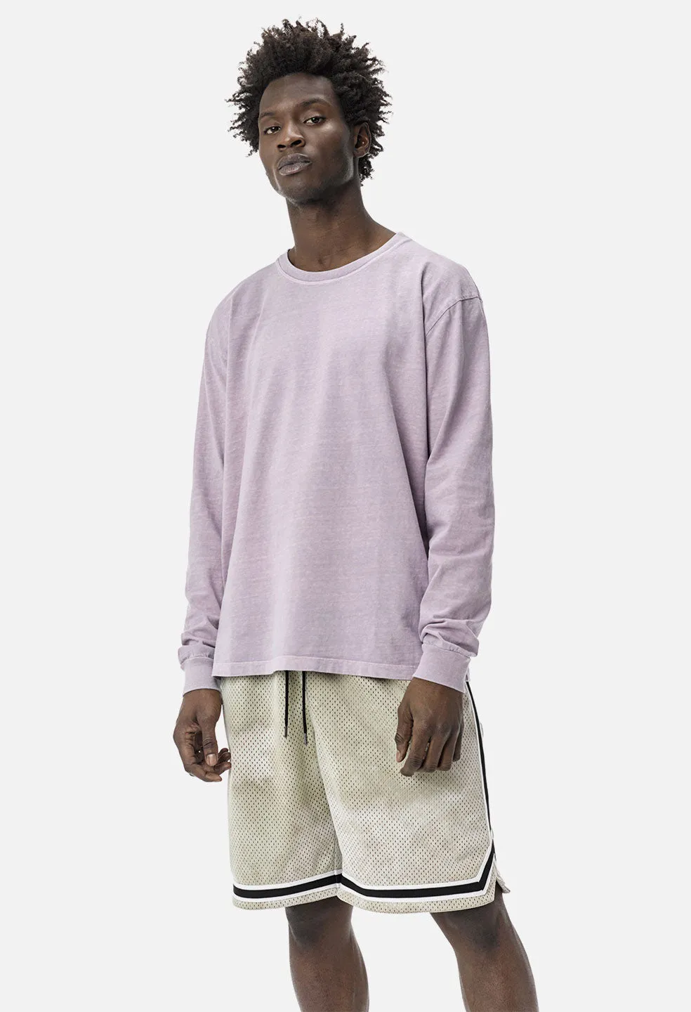 LS Classic Tee / Washed Lavender