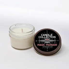 Magic Marker Candle Collection 4oz Glass Soy Candle