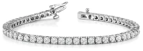 MARTINA 12 Carat Diamond Tennis Bracelet in 14K White Gold 30 pointer By Mike Nekta