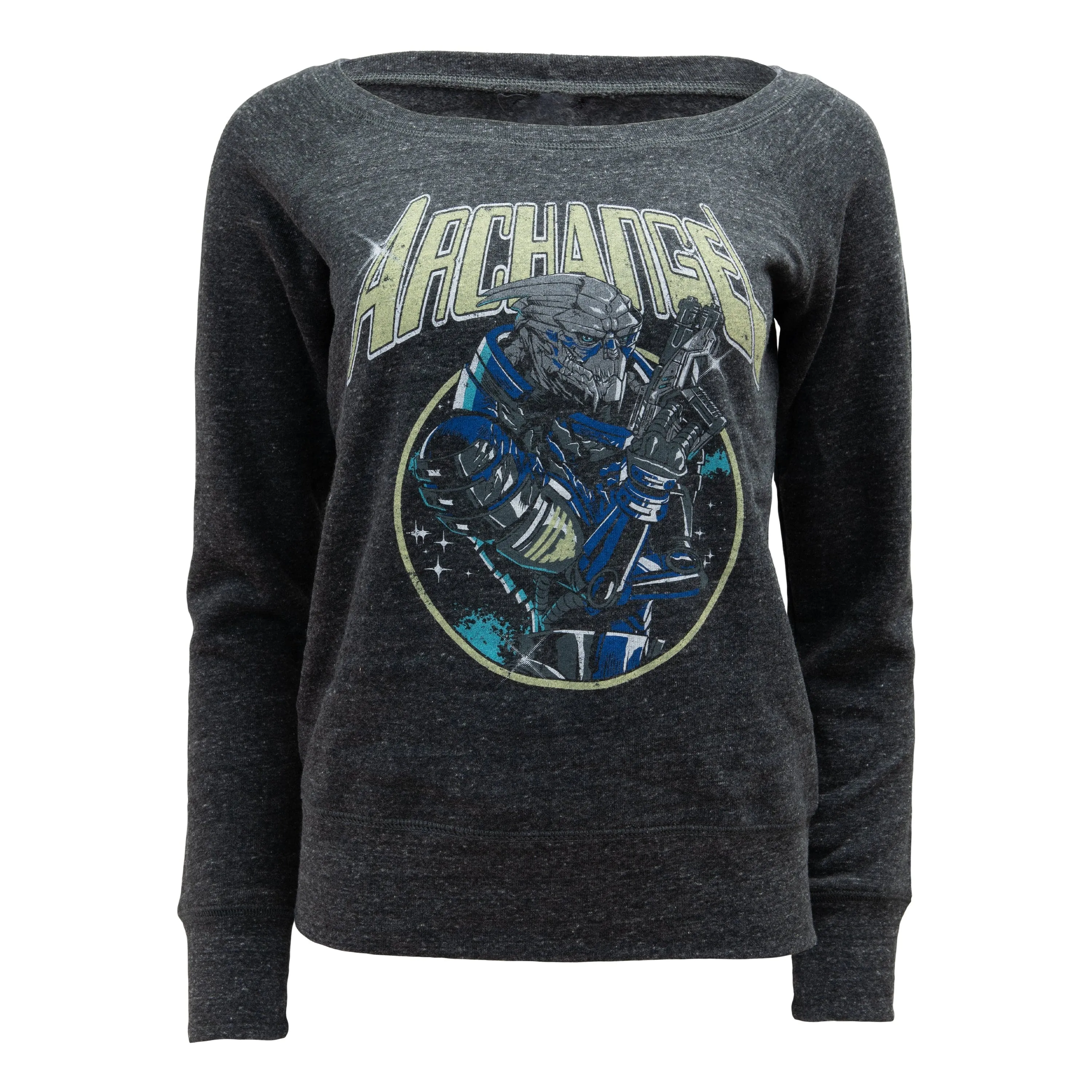 Mass Effect - Archangel Garrus Women's Wide Neck Crewneck