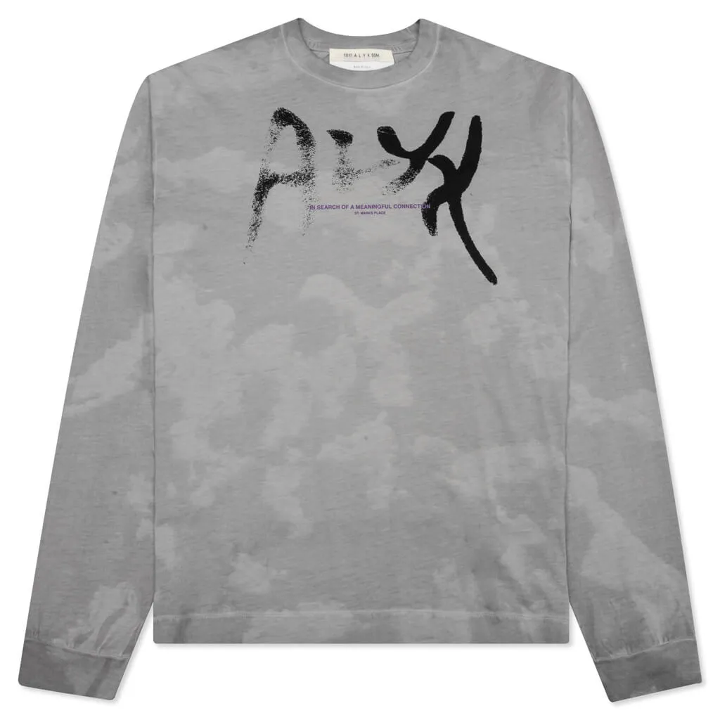 Meaning Connection Treated L/S Tee - Light Grey