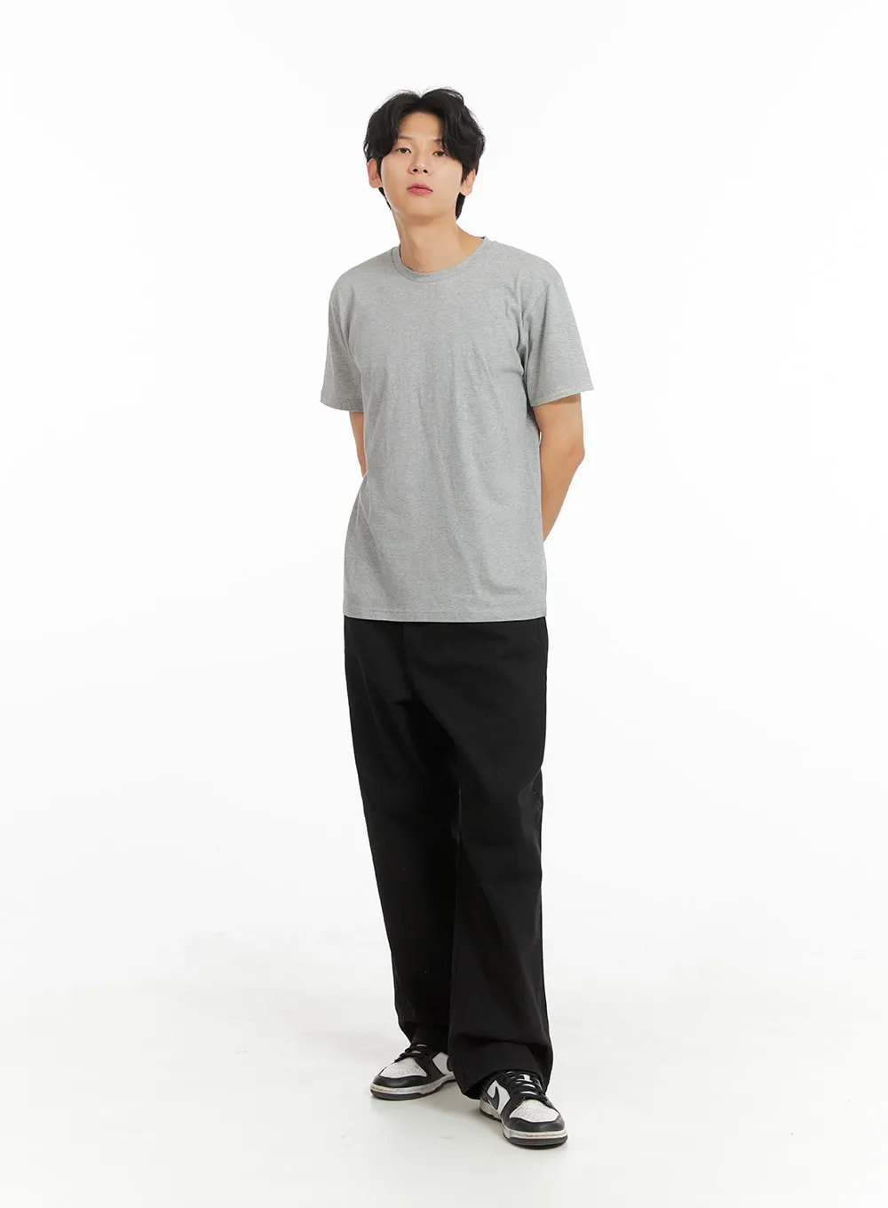 Men's Basic Cotton T-Shirt IA401