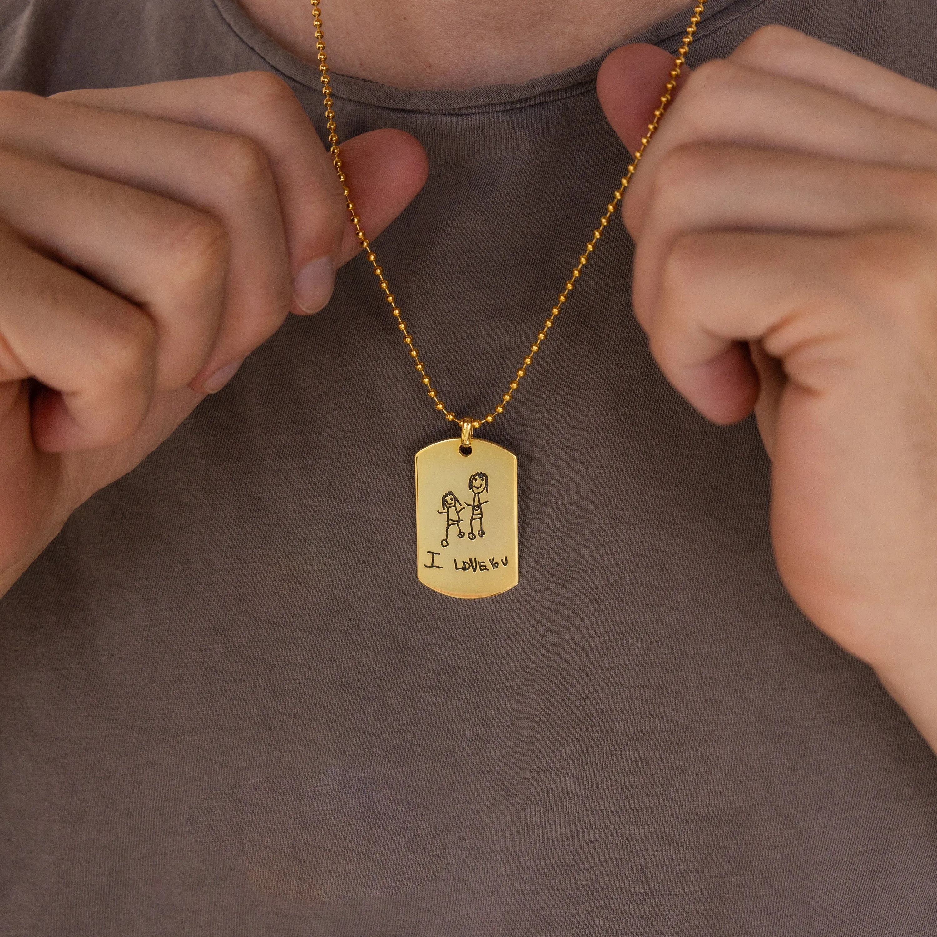 Men's Dog Tag Necklace