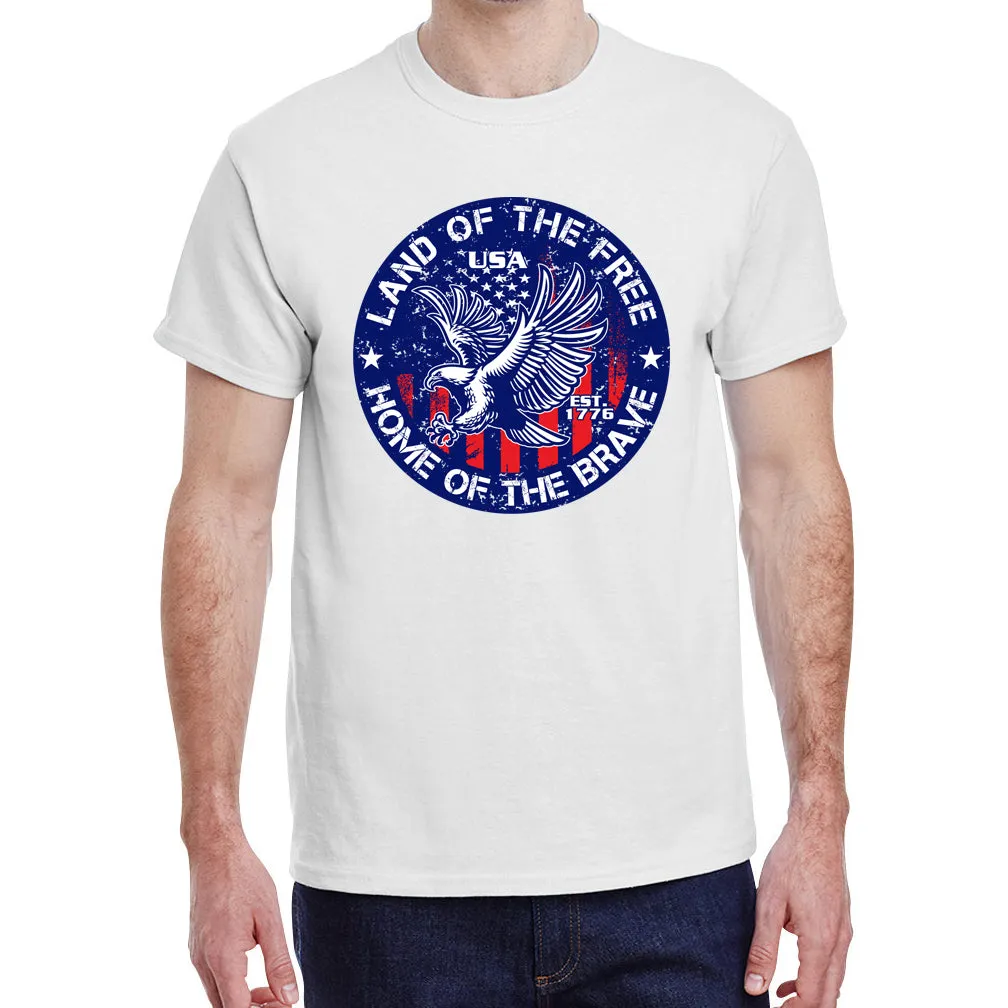 Men's Land of the Free Eagle T-Shirt