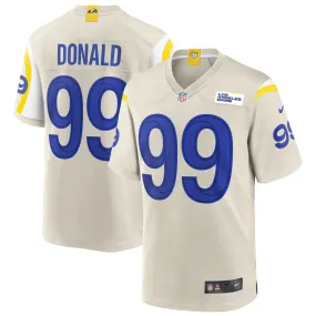 Men's Nike Aaron Donald Bone Los Angeles Rams Game Jersey