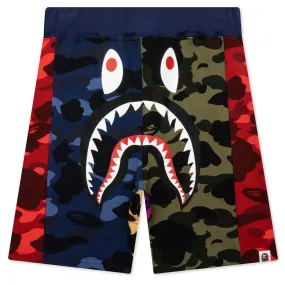 Mix Camo Crazy Sweat Shorts - Multi