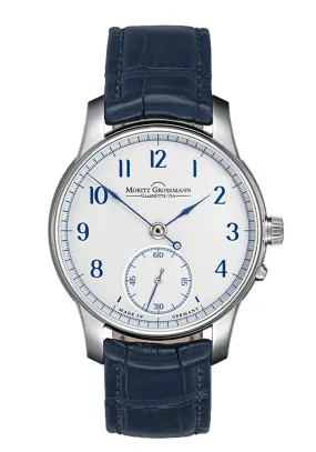 Moritz Grossmann Enamel Arabic Blue Stainless Steel | LE18