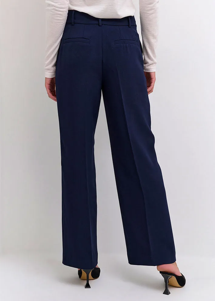 My Essential Wardrobe The Tailored Pant - Bukser - Baritone Blue