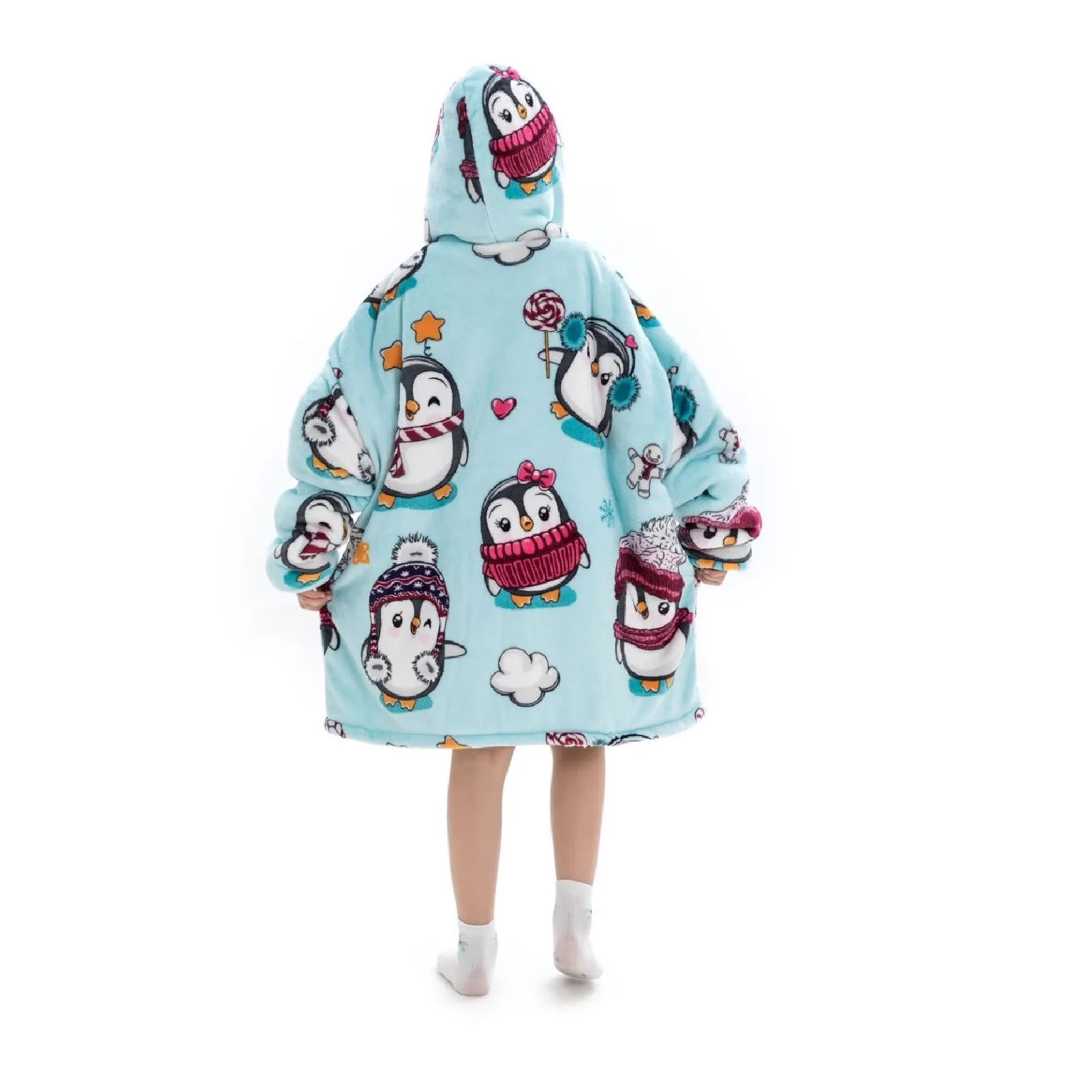 My Snuggy - Kids Penguin Hoodie Blanket