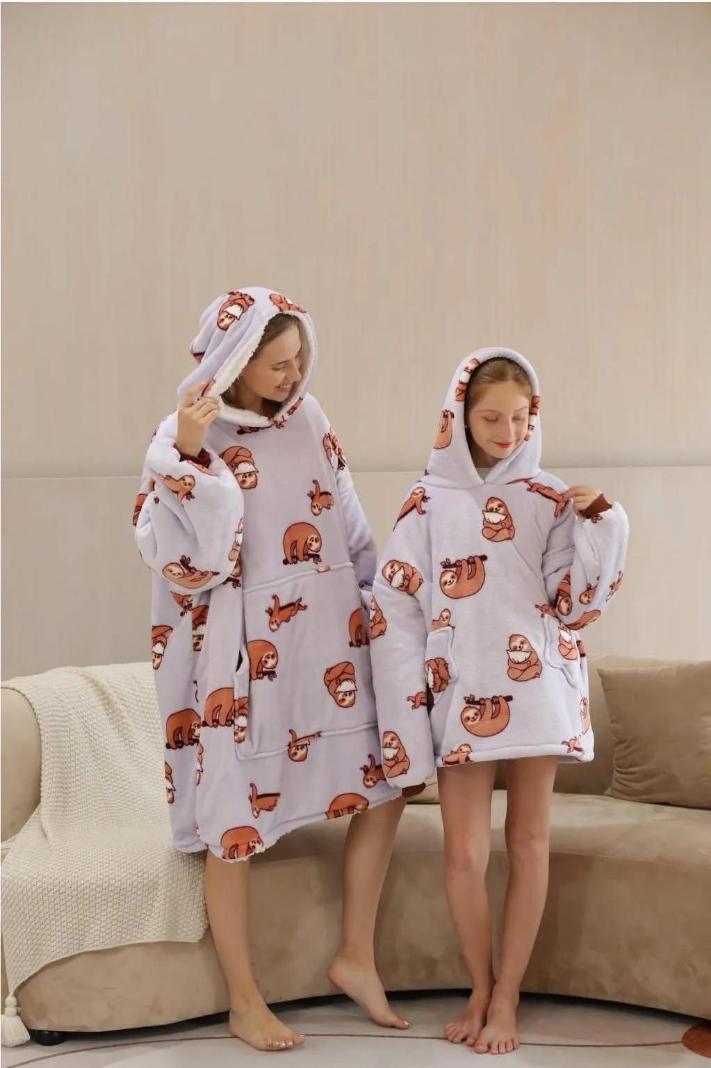 My Snuggy - Kids Sloth Hoodie Blanket