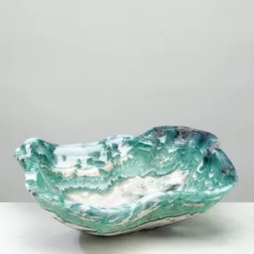 Natural Blue / Green Fluorite Bowl 16