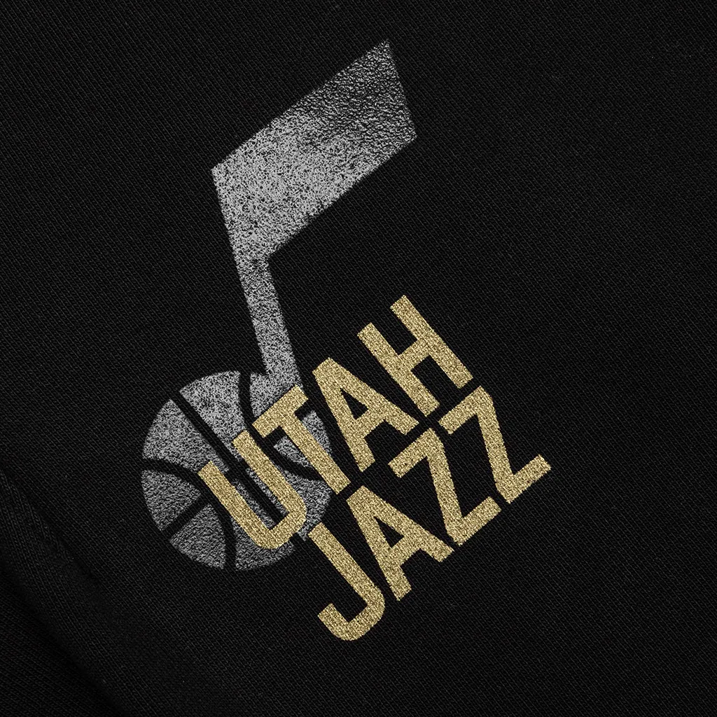 NBA Utah Jazz High Note Sweatpants - Black