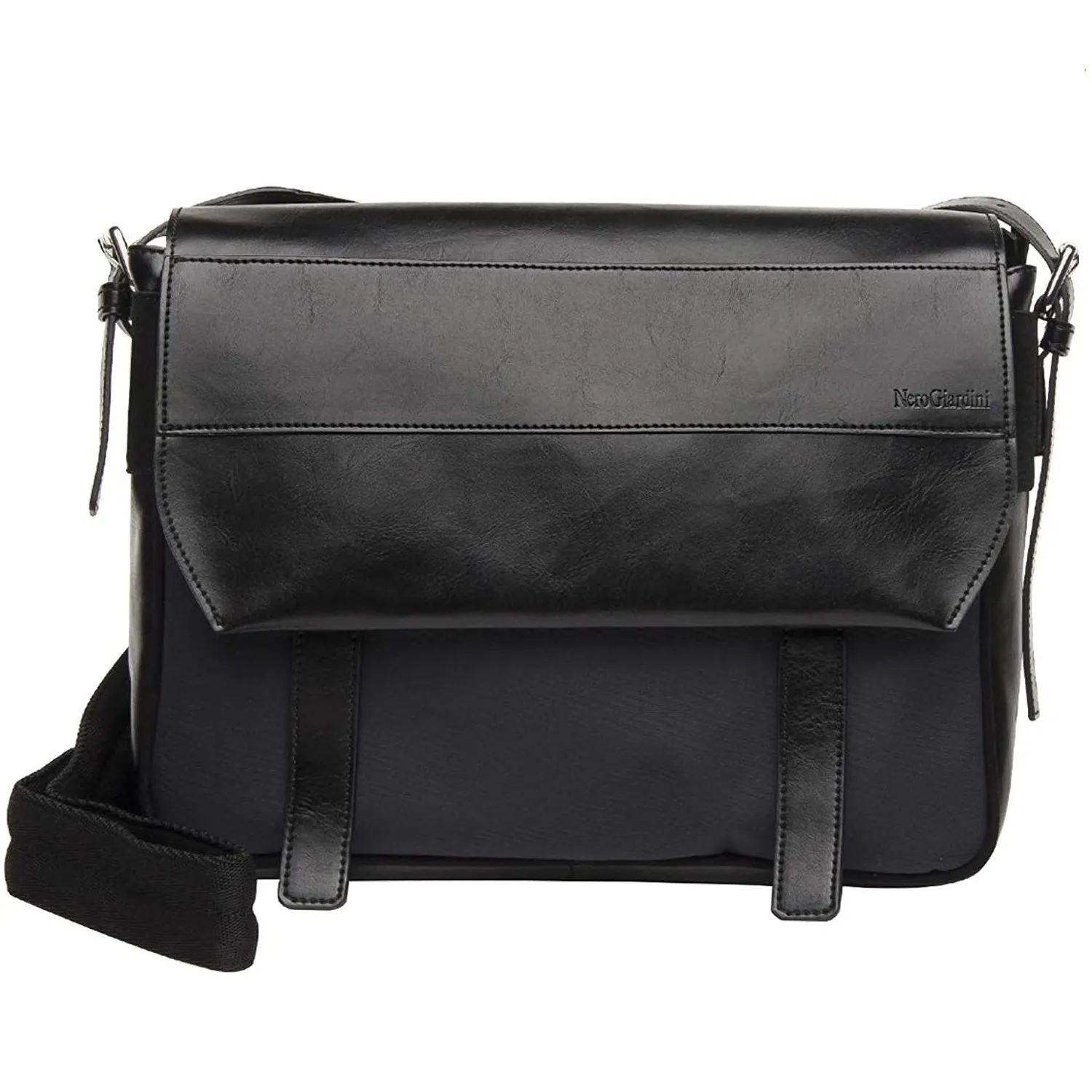 NEROGIARDINI - art. A946106U - tracolla unisex borsa professionale colore nero