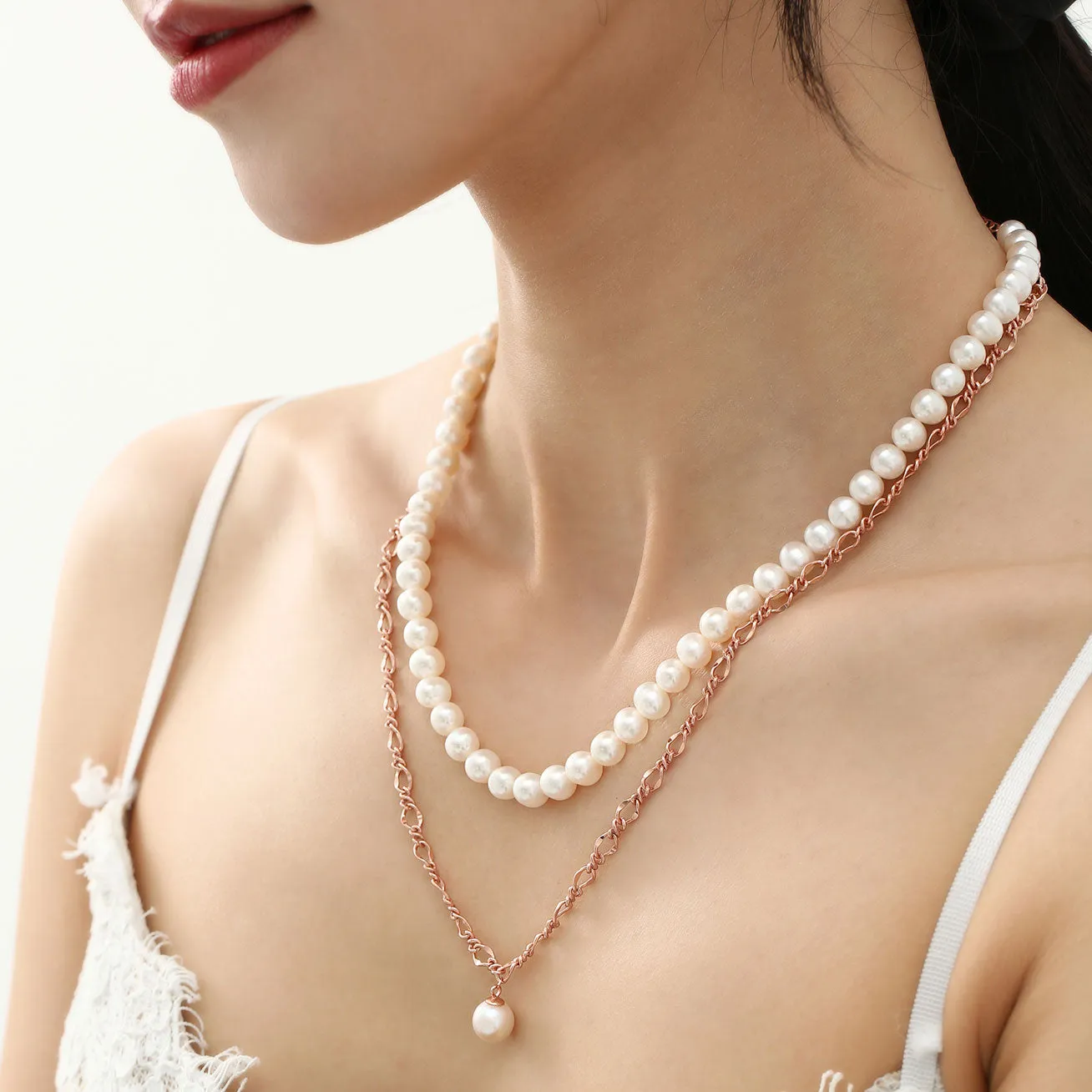 New Yorker Freshwater Pearl Necklace WN00377