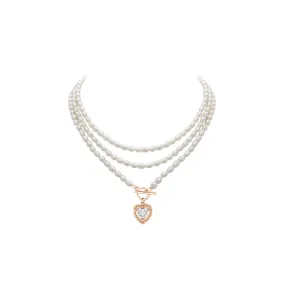 New Yorker Multi-style Freshwater Pearl Necklace & Belt WN00396