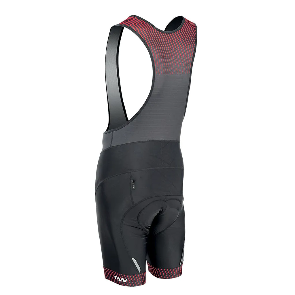 Northwave Origin Bibshorts - Black/Red