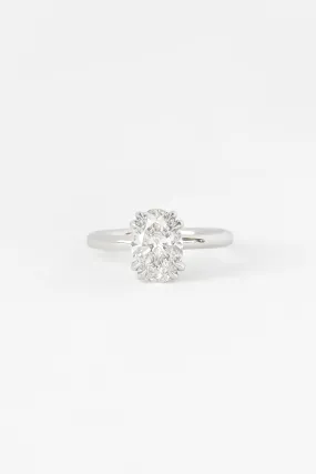 Nouveau Ring with 1.86ct Lab Diamond