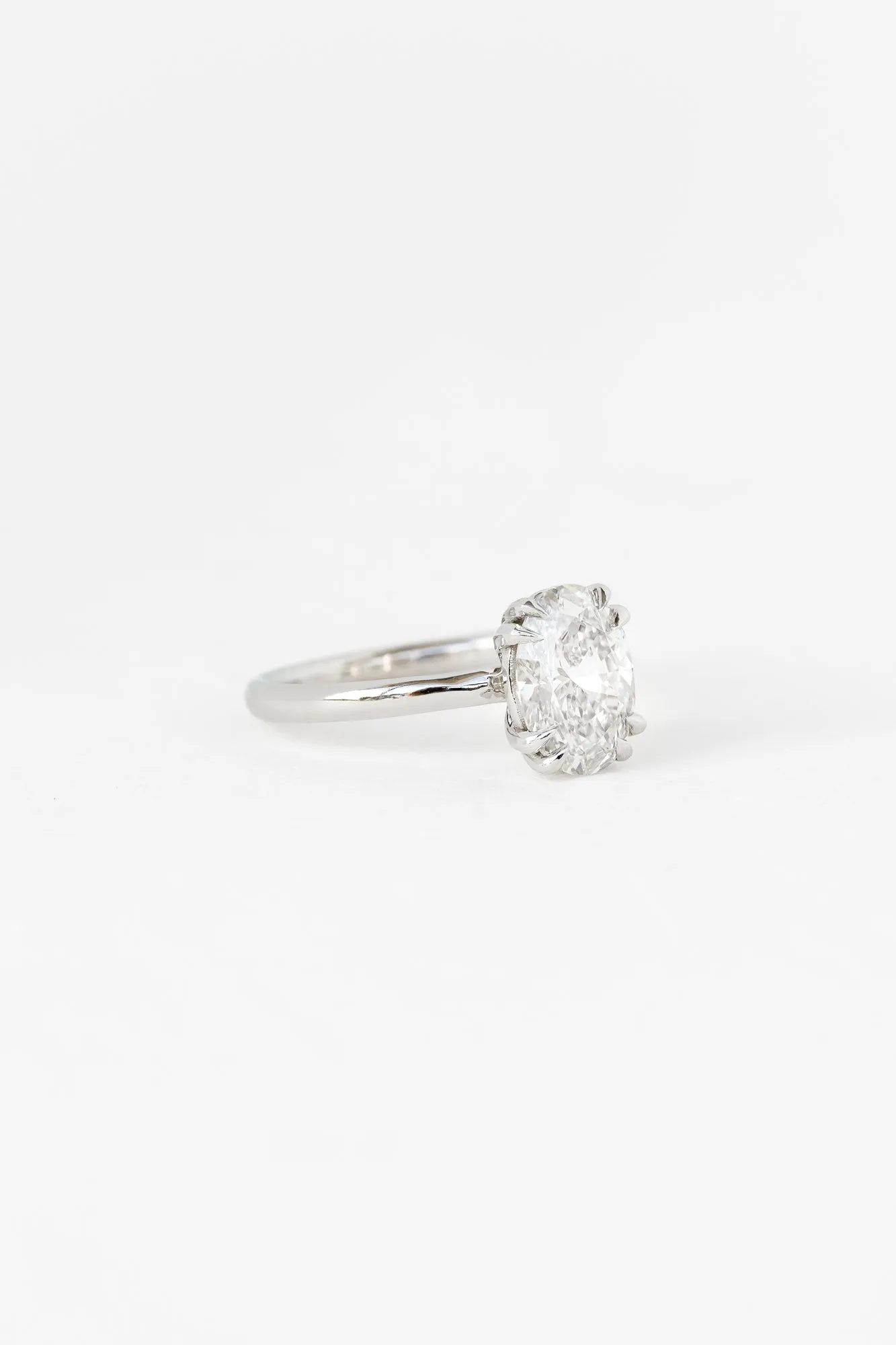 Nouveau Ring with 1.86ct Lab Diamond