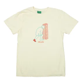 Orchard Entwistle Tee Ivory Garment Dyed