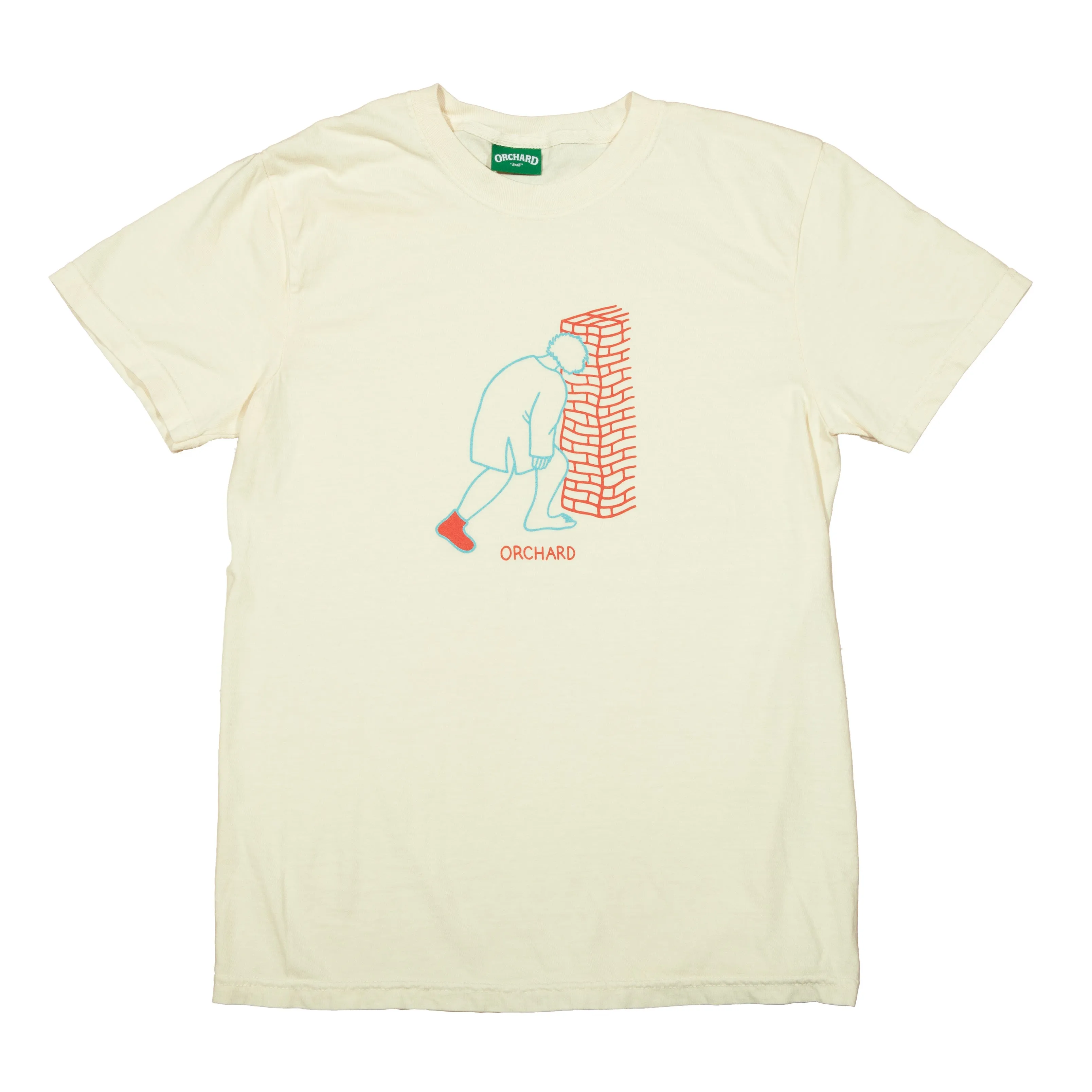 Orchard Entwistle Tee Ivory Garment Dyed