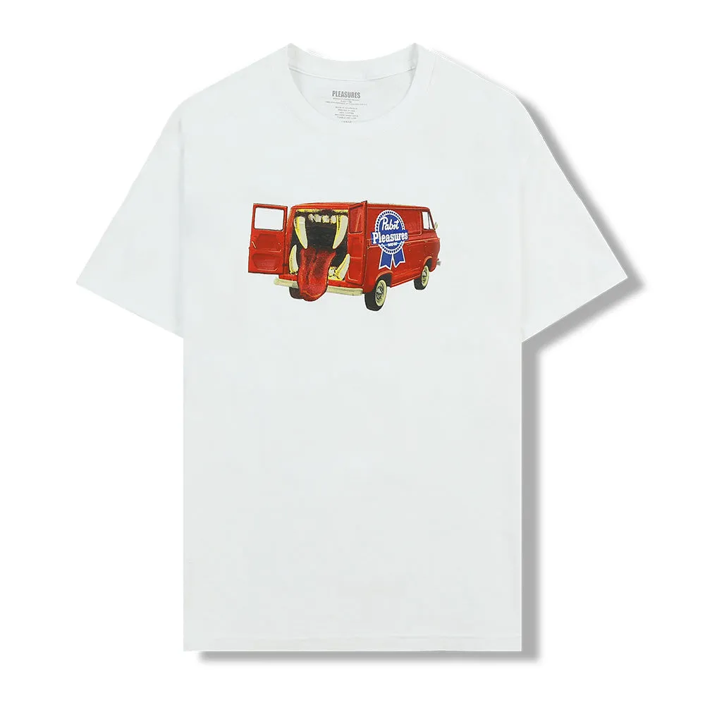 Pabst Blue Ribbon X Pleasures Beer Van SS Tee